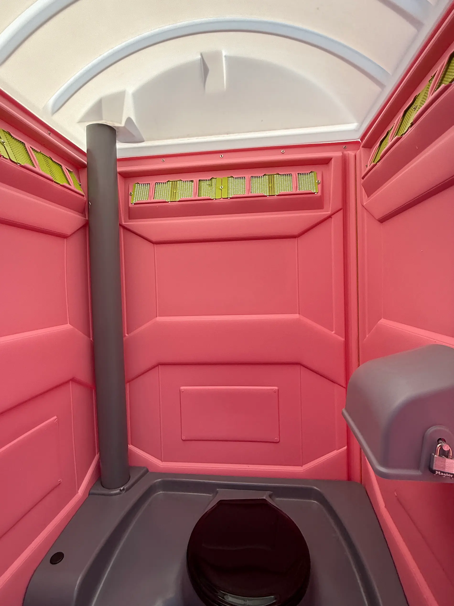 Standard Pink Portable Restroom - Image 3