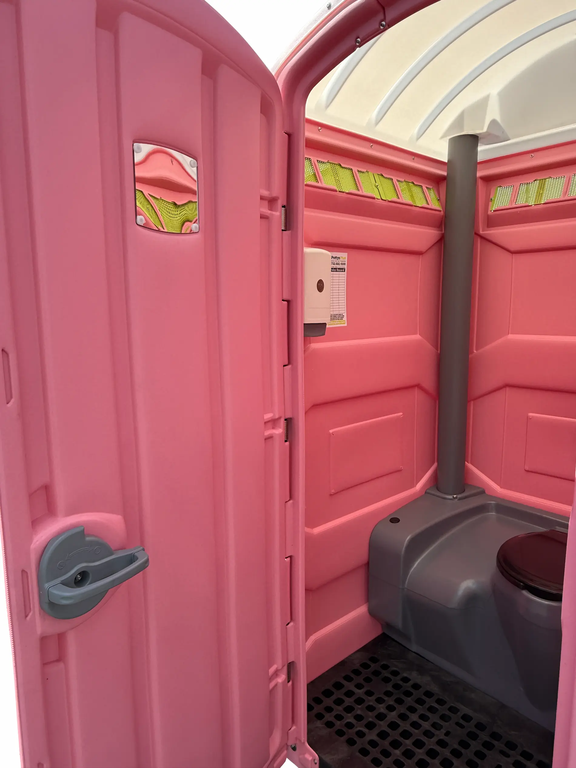 Standard Pink Portable Restroom - Image 4