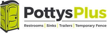 Pottys Plus logo.