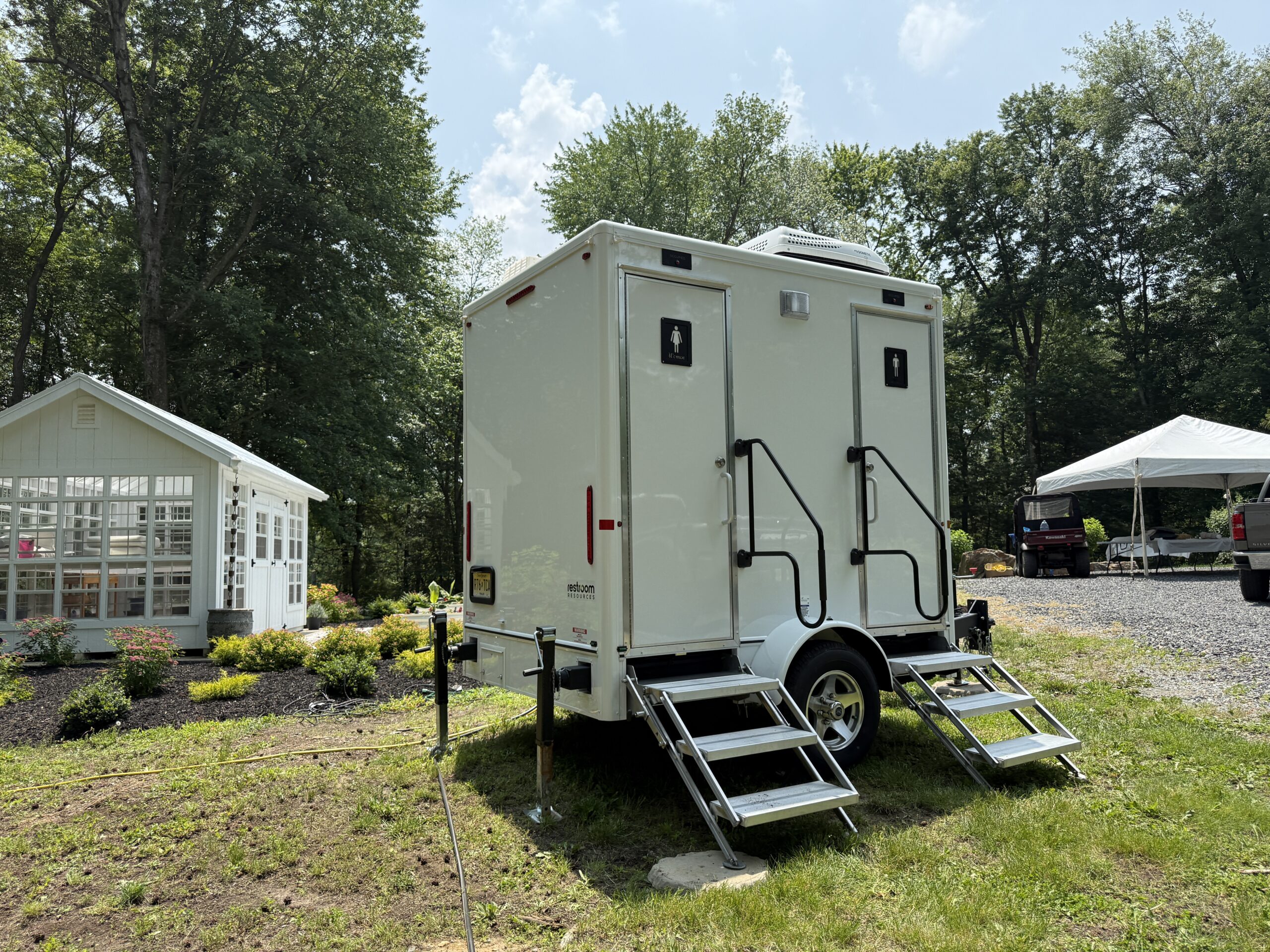 Luxury portable toilet rental in Westfield NJ for home renovation and events